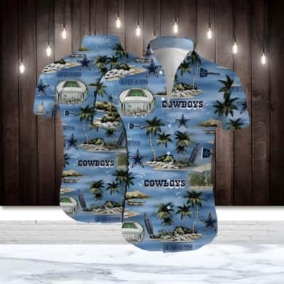 Dallas Cowboys Hawaiian Shirt Island Pattern Best Beach Gift