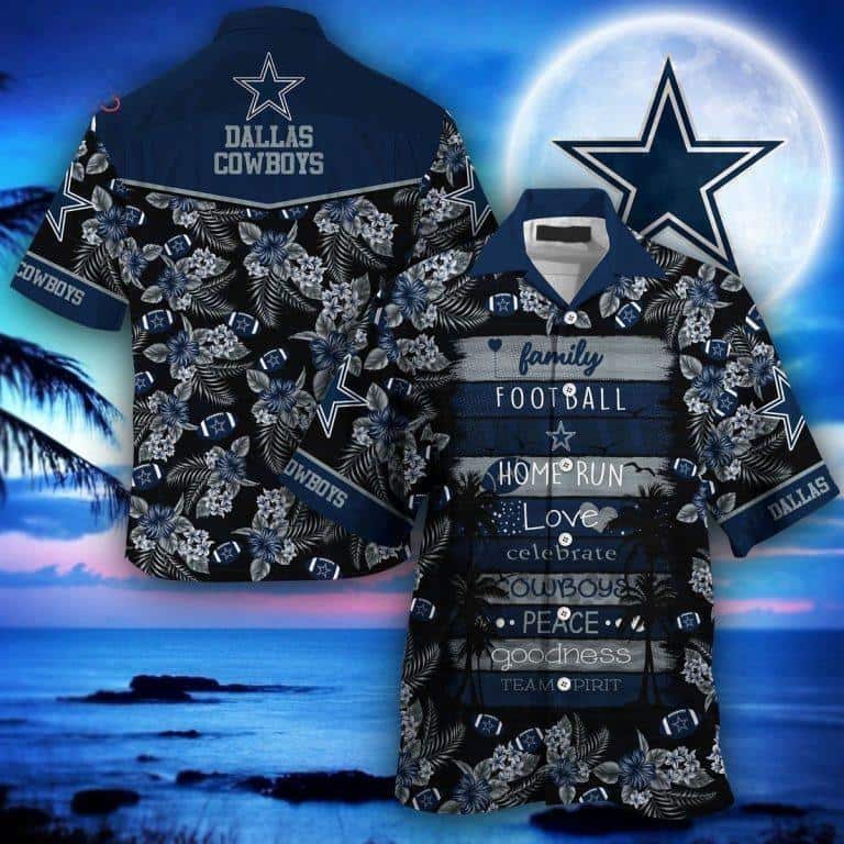NFL Dallas Cowboys Hawaiian Shirt Family Football