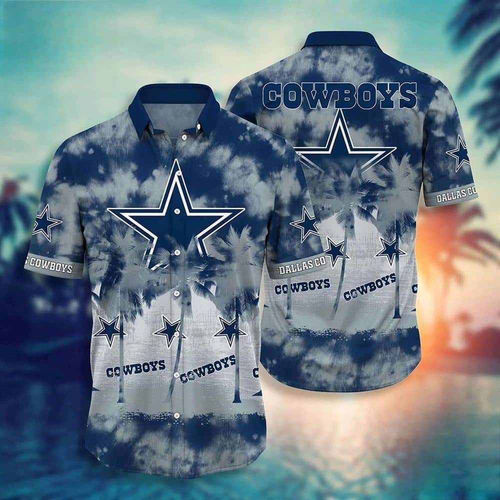 NFL Dallas Cowboys Hawaiian Shirt Color Splash Pattern