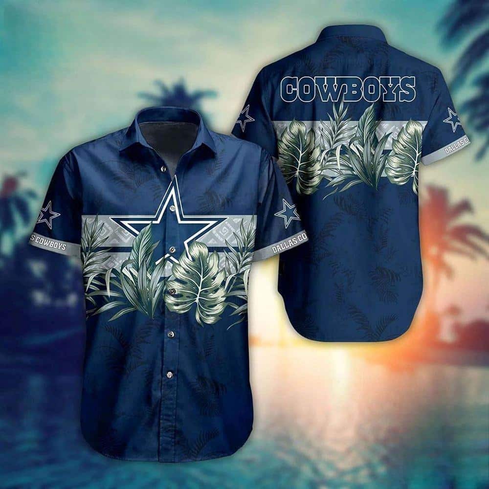 Dallas Cowboys Hawaiian Shirt Tropical Pattern Gift For NFL Fans