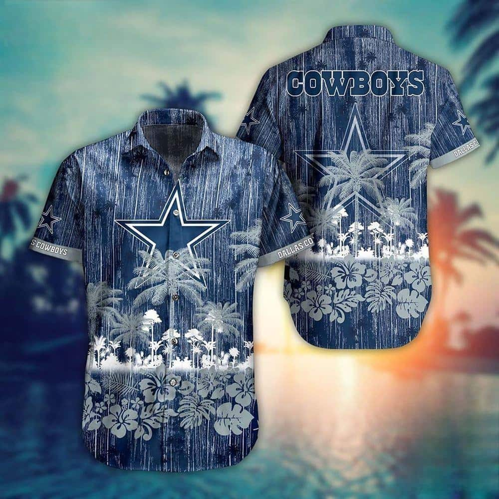 Dallas Cowboys Hawaiian Shirt Coconut Pattern Summer Beach Gift