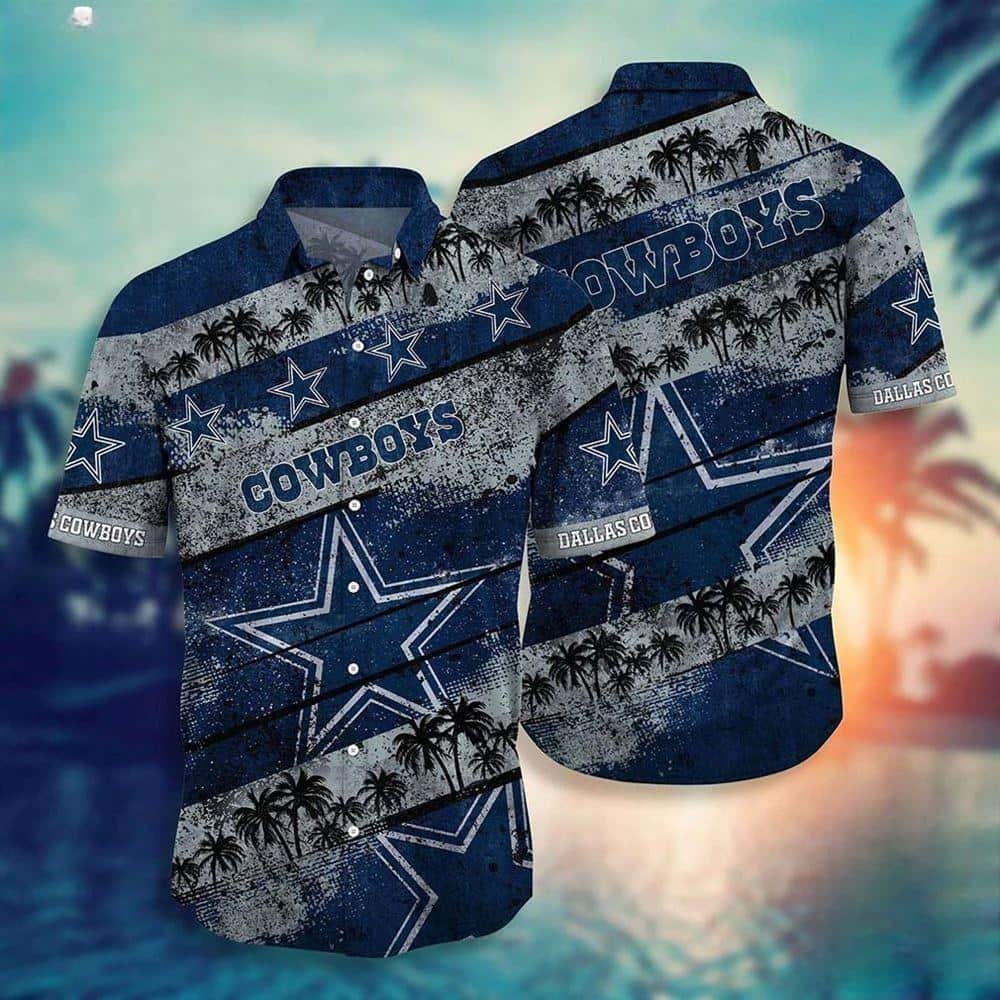 Dallas Cowboys NFL Hawaiian Shirt Tropical Pattern Summer Beach Gift