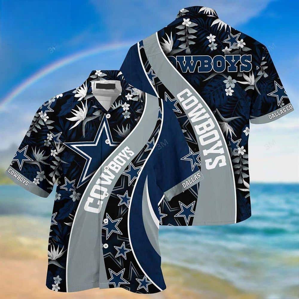 Tropical Pattern With NFL Dallas Cowboys Hawaiian Shirt