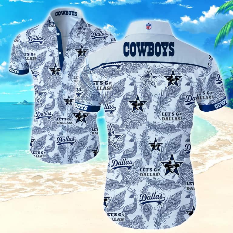 Dallas Cowboys Hawaiian Shirt Beach Gift For Sport Fans