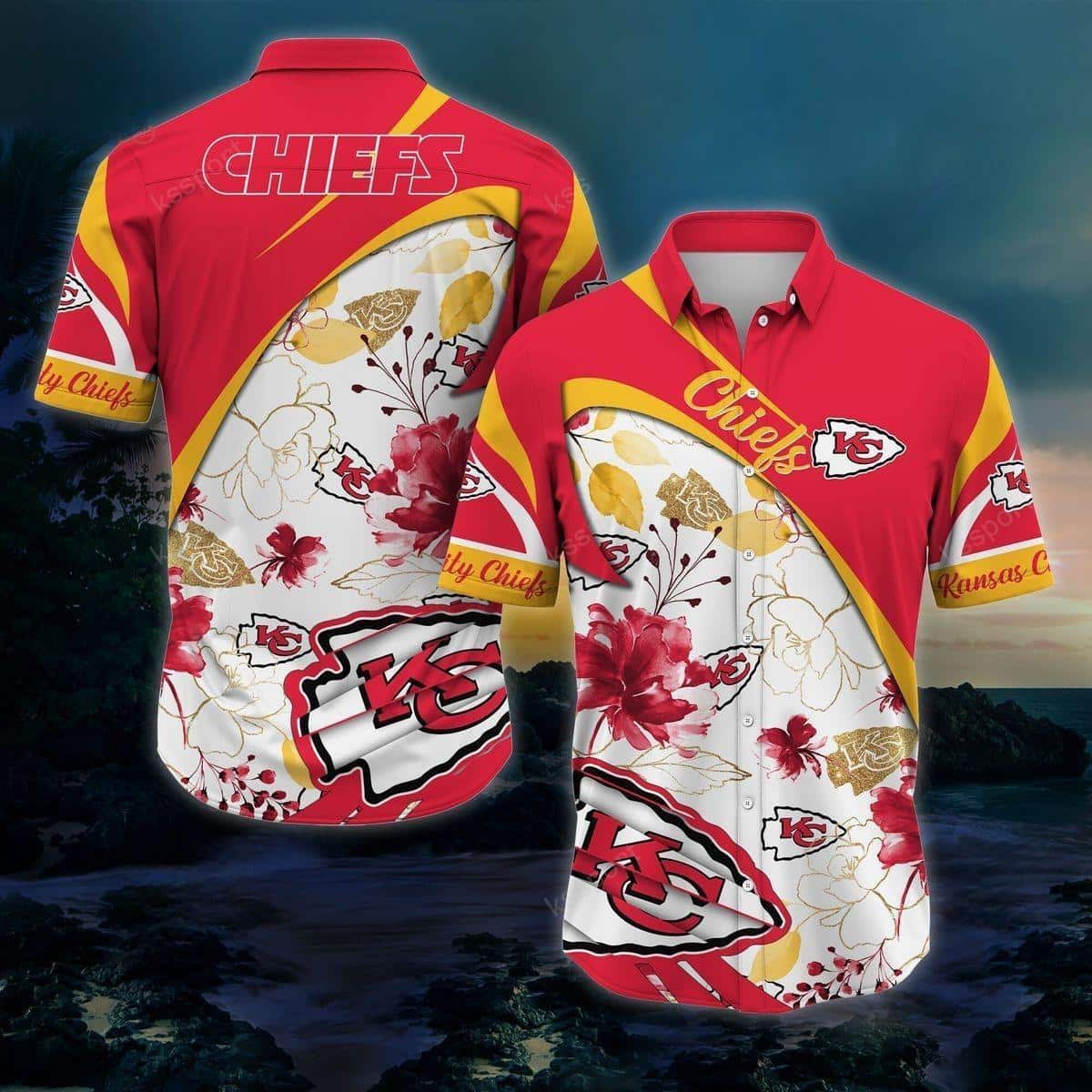 NFL Kansas City Chiefs Hawaiian Shirt Summer Gift For Friend