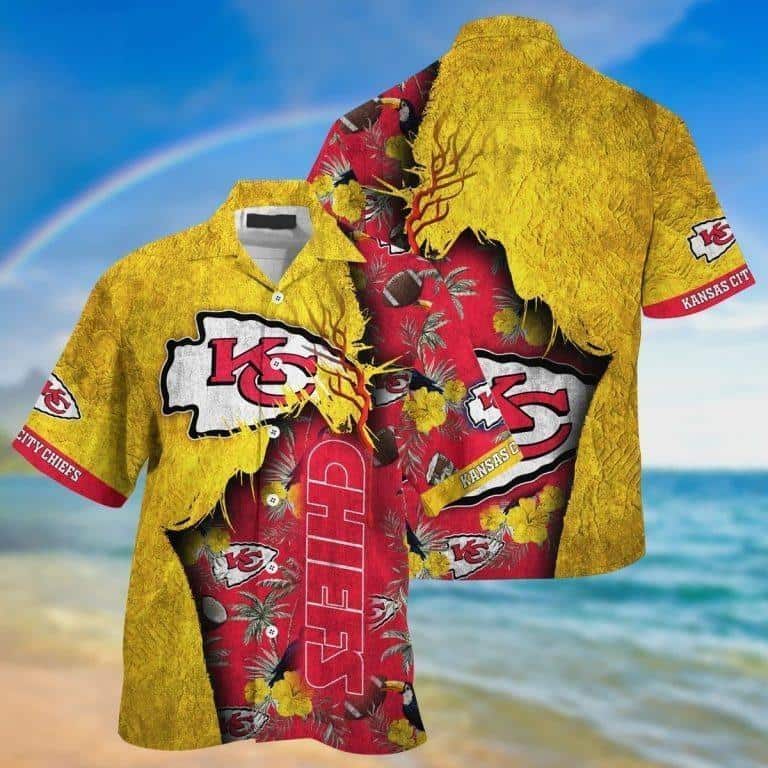 Kansas City Chiefs Hawaiian Shirt Gift For Beach Trip