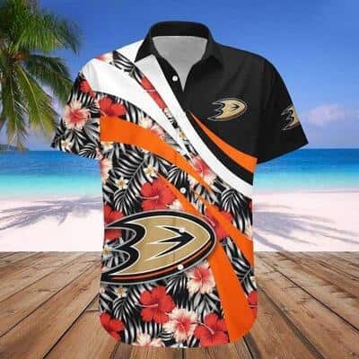 NHL Anaheim Ducks Hawaiian Shirt Gift For Beach Trip