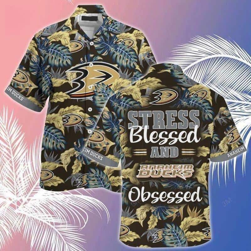 NHL Anaheim Ducks Hawaiian Shirt Beach Vacation Gift