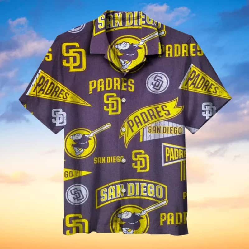 San Diego Padres Hawaiian Shirt Practical Beach Gift