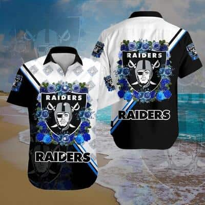 Las Vegas Raiders Hawaiian Shirt Beach Vacation Gift