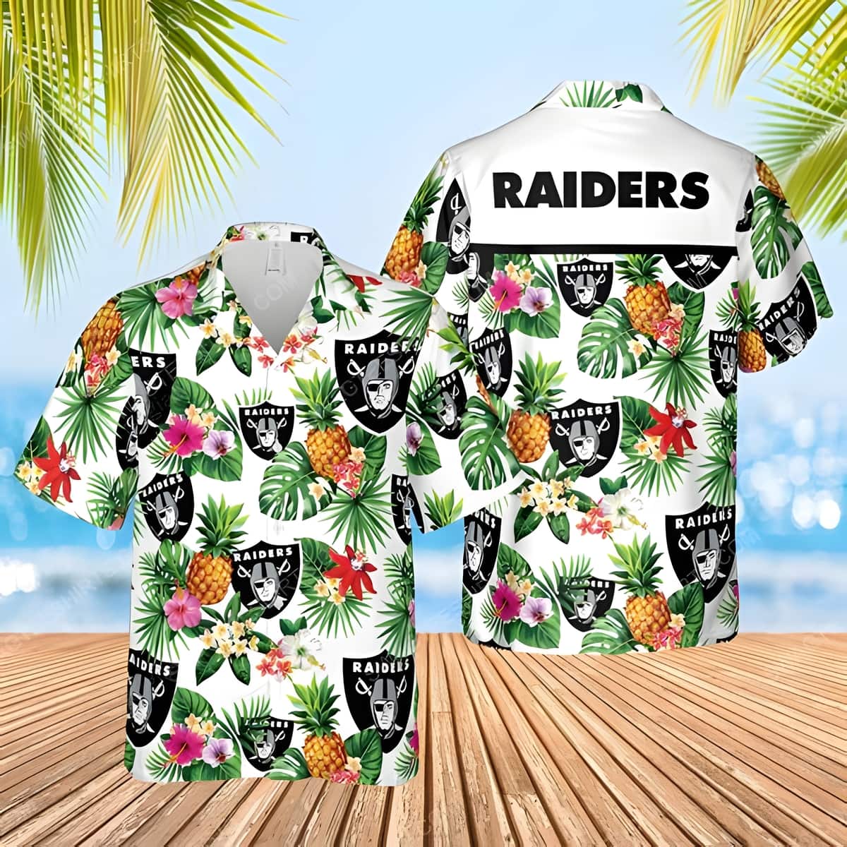 Las Vegas Raiders Hawaiian Shirt Football Gift For Boyfriend