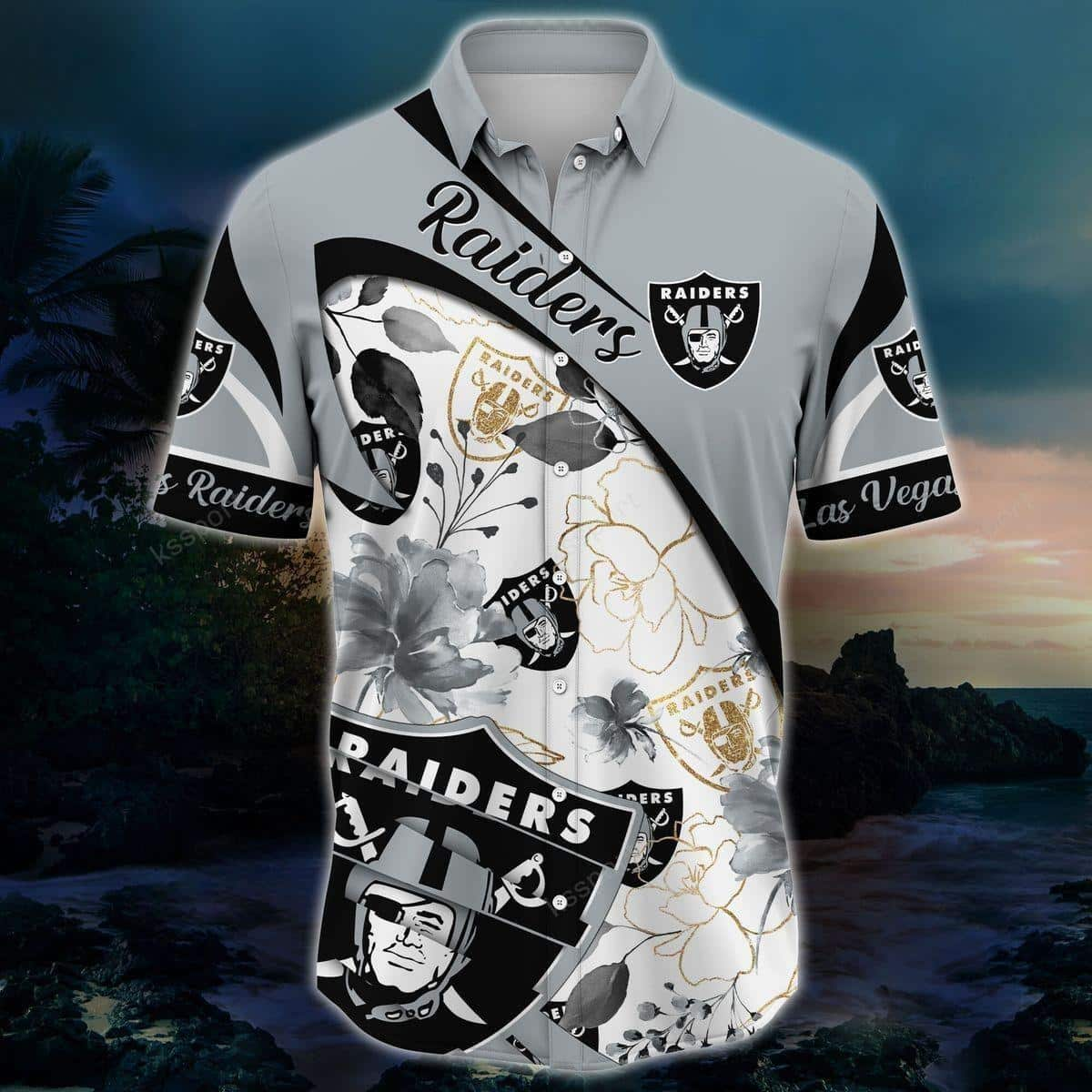 TRENDING] Oakland Raiders NFL Hawaiian Shirt, New Gift For Summer