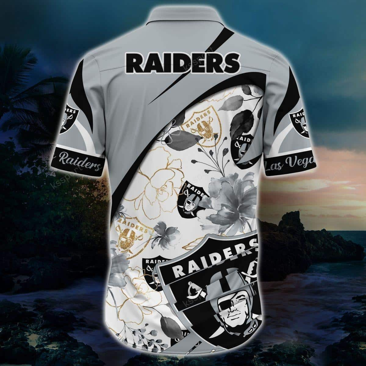 Disney Mickey NFL Las Vegas Raiders Hawaiian Shirt Gift For Football Fans