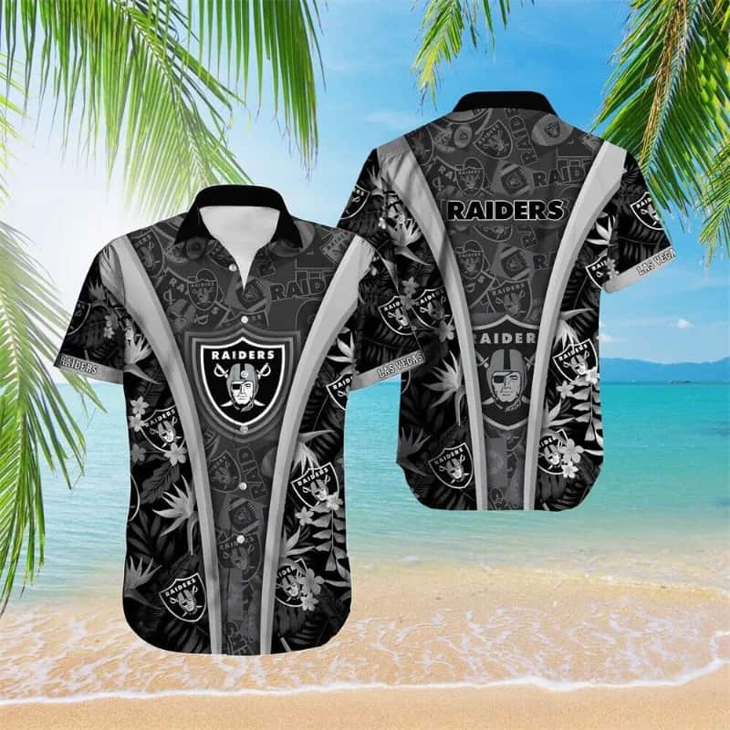 Las Vegas Raiders Hawaiian Shirt Beach Gift For Football Fans