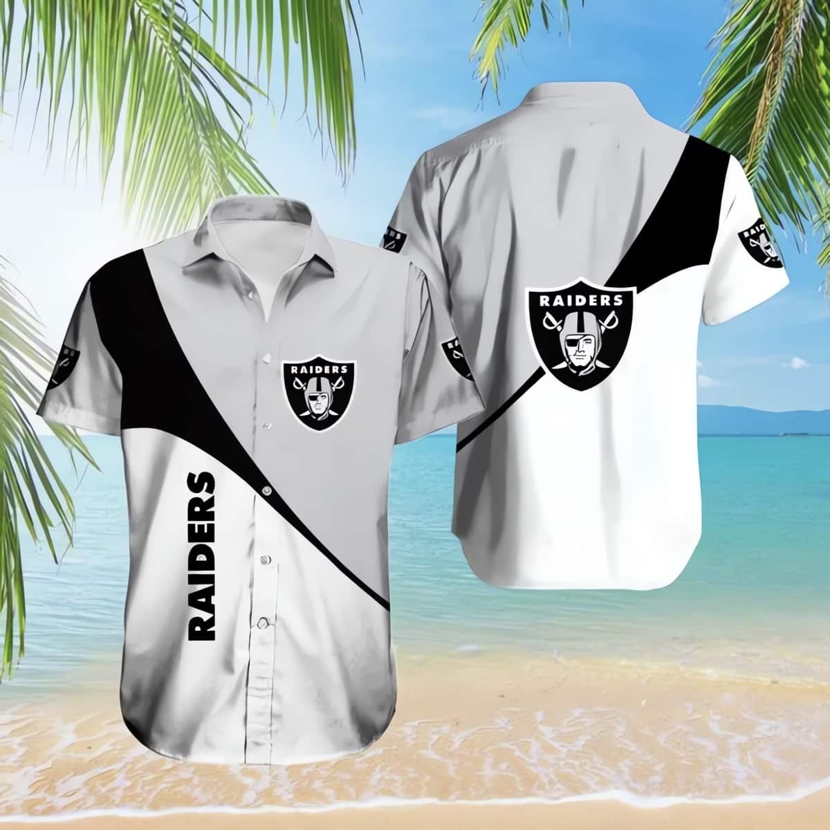 NFL Las Vegas Raiders Hawaiian Shirt Football Gift For Boyfriend