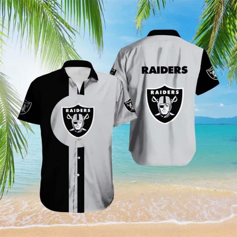 NFL Las Vegas Raiders Hawaiian Shirt Beach Vacation Gift