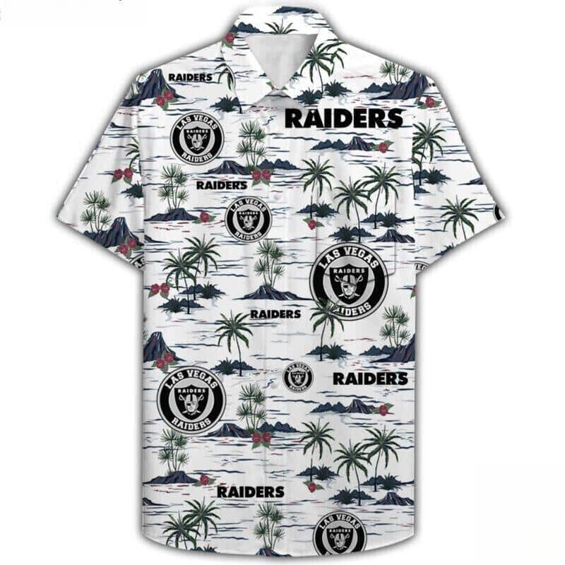 NFL Las Vegas Raiders Hawaiian Shirt Beach Pattern