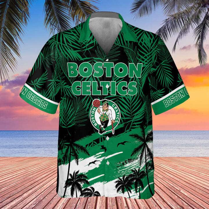 Vintage Boston Celtics Hawaiian Shirt Best Beach Gift