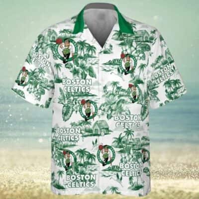 Boston Celtics Hawaiian Shirt Island Pattern Gift For Beach Trip