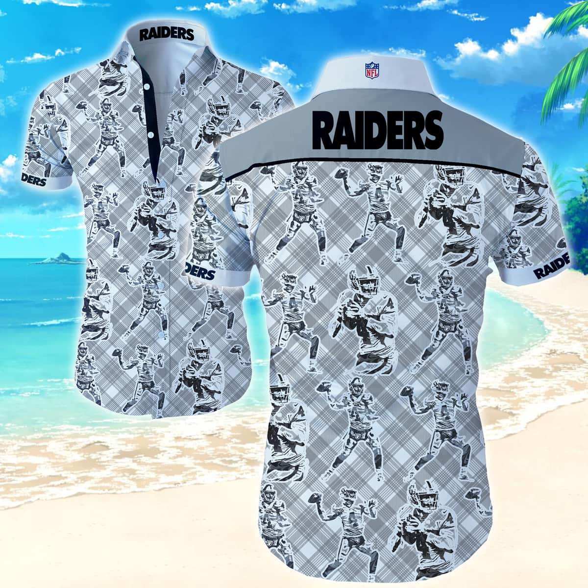 Funny NFL Las Vegas Raiders Hawaiian Shirt Gift For Football Fans