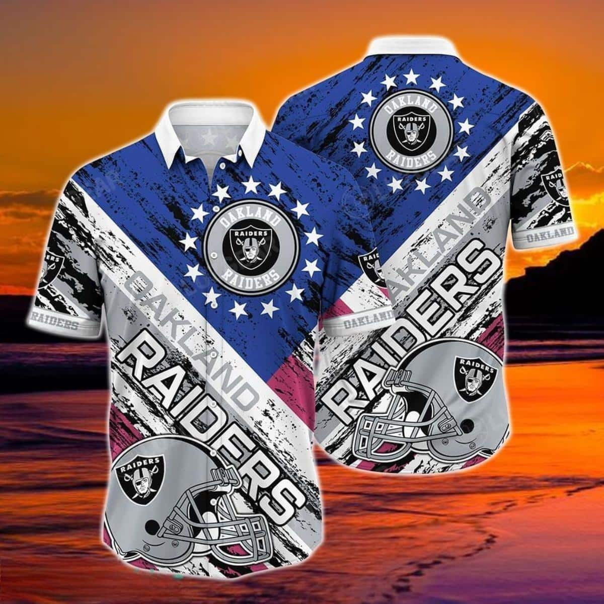 Nfl Las Vegas Raiders Hawaiian Shirt Gift For Beach Holiday