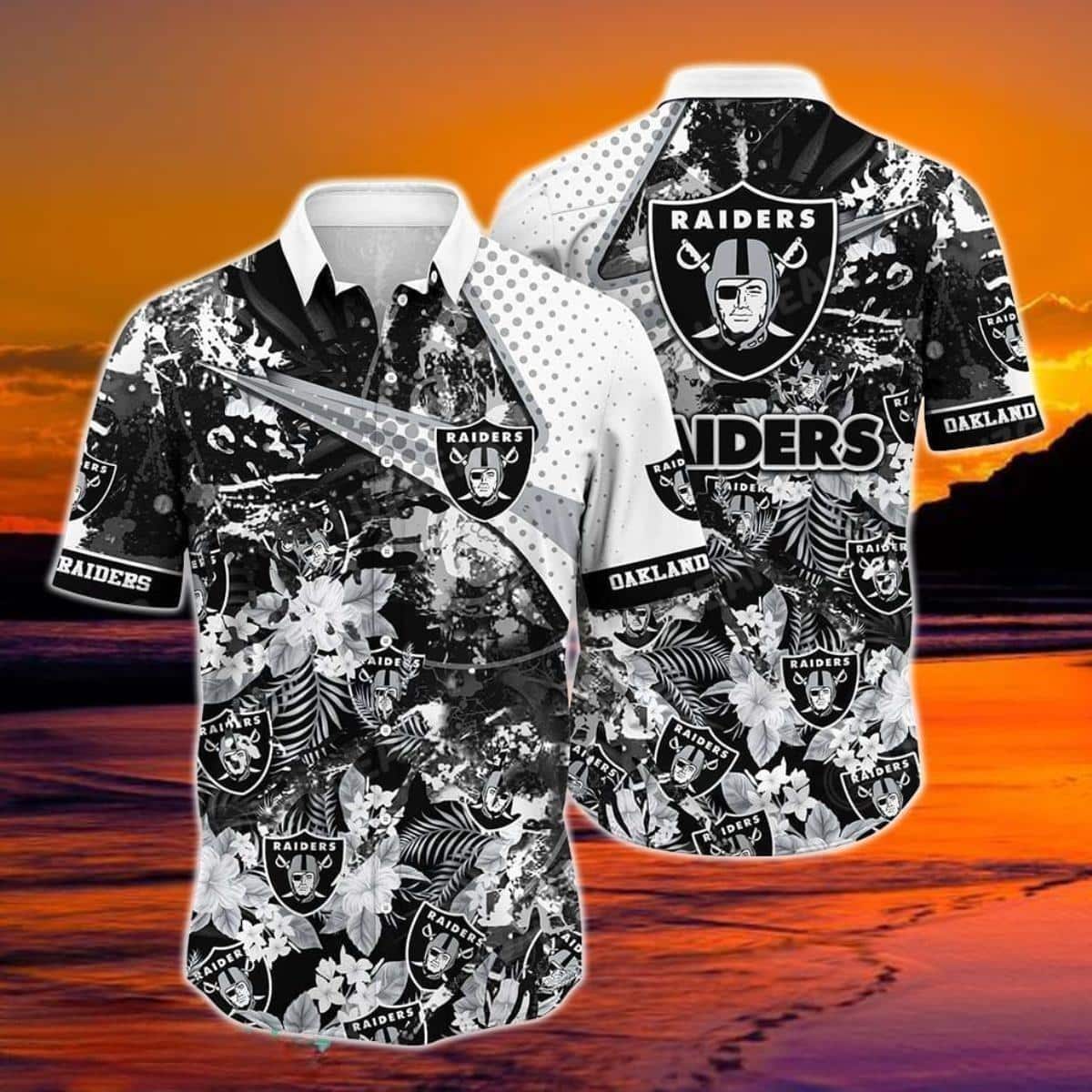 raiders hawaiian shirt