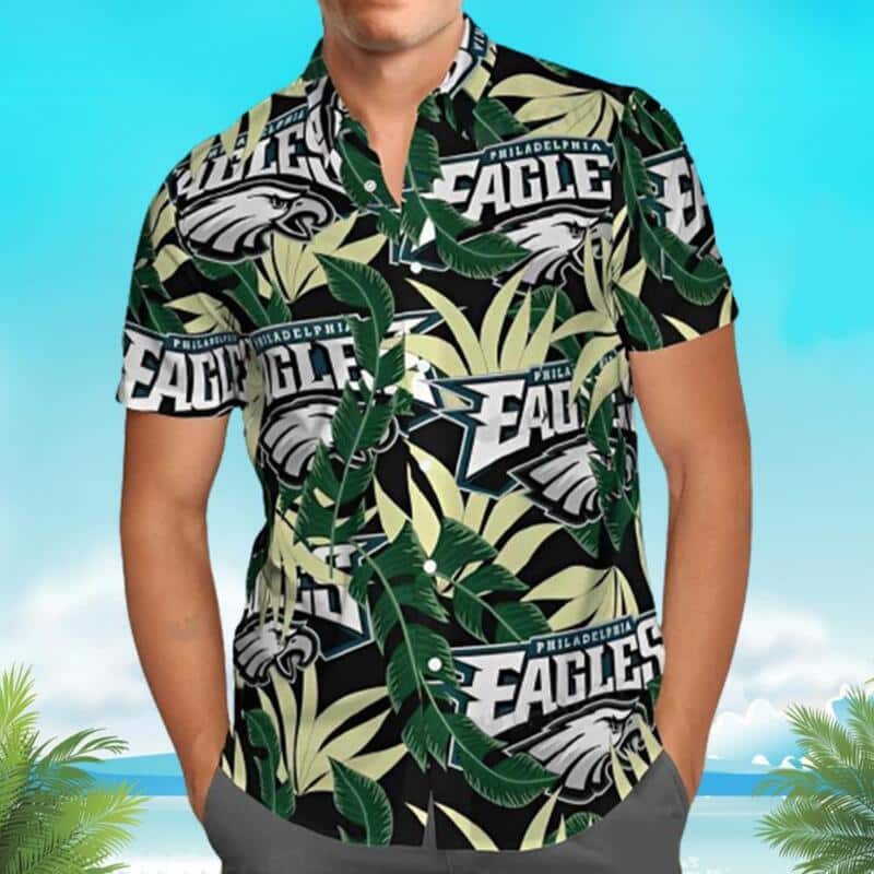 Philadelphia Eagles Hawaiian Shirt Banana Leaf Summer Gift For Friend