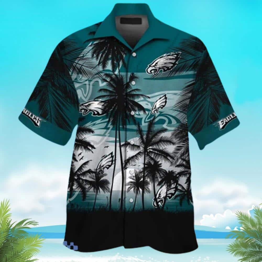 Vintage NFL Philadelphia Eagles Hawaiian Shirt Beach Gift For Him
