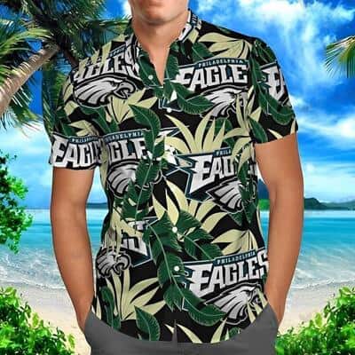 NFL Philadelphia Eagles Hawaiian Shirt Banana Leaf Beach Lovers Gift