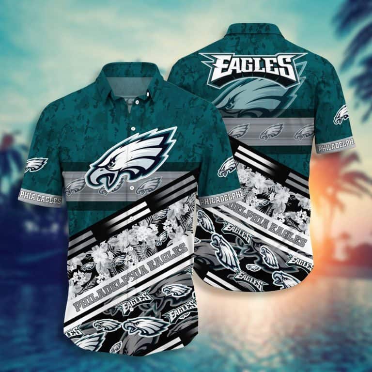 NFL Philadelphia Eagles Hawaiian Shirt Beach Gift For Football Fans