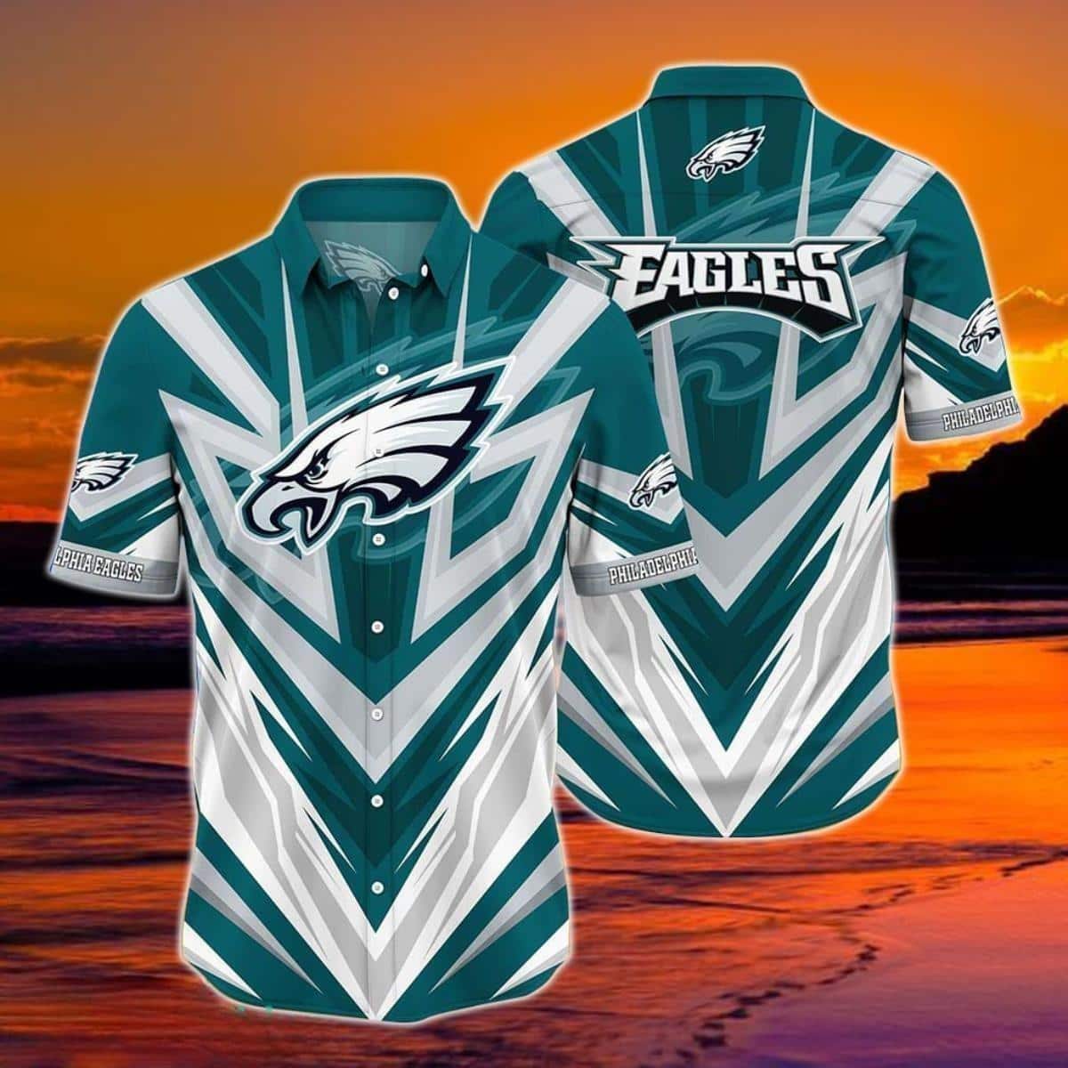 NFL Philadelphia Eagles Hawaiian Shirt Gift For Football Coach