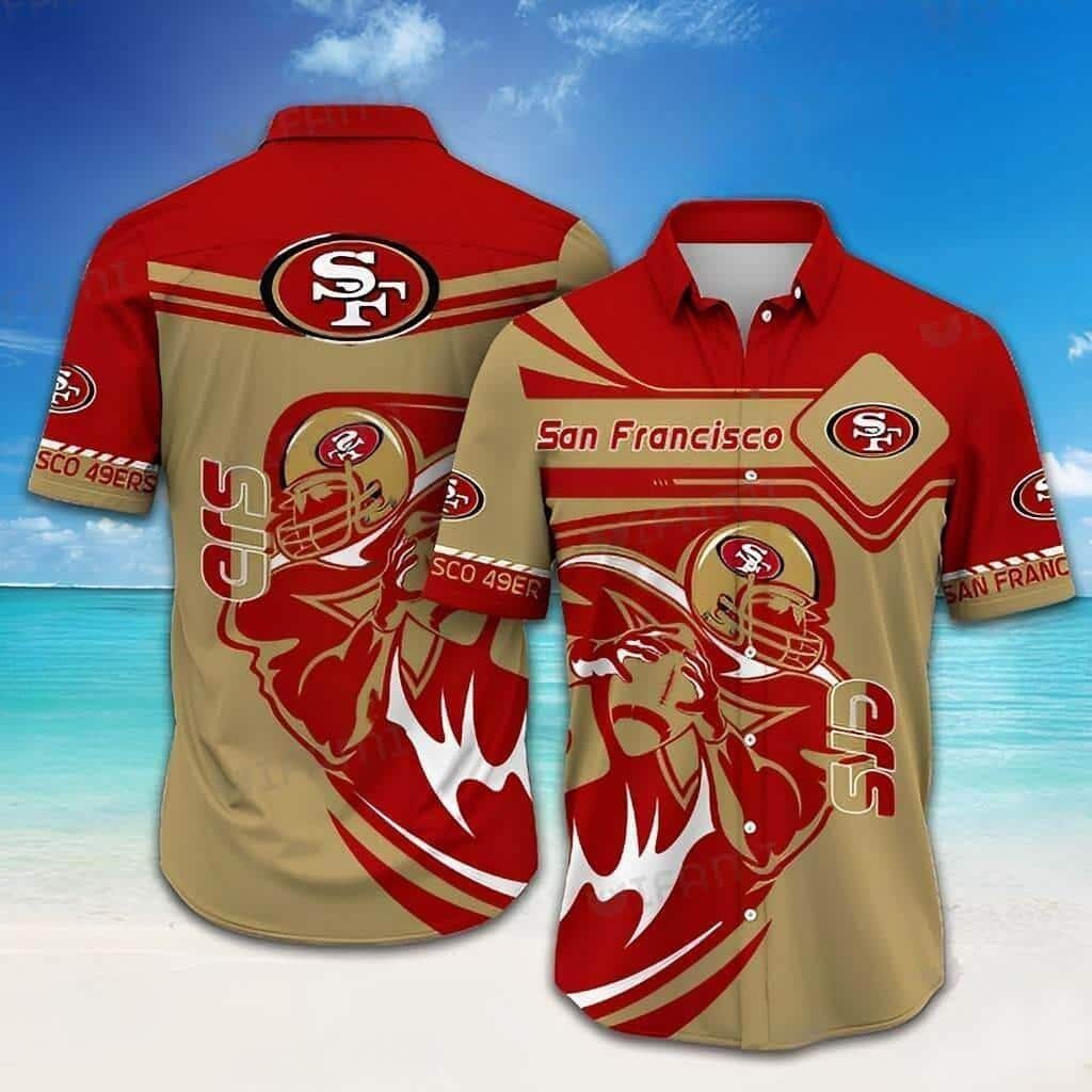NFL San Francisco 49ers Hawaiian Shirt Symbol Louis Vuitton