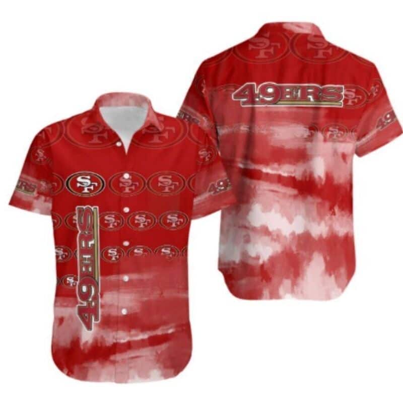 NFL San Francisco 49ers Hawaiian Shirt Beach Gift For Him