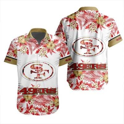 NFL San Francisco 49ers Hawaiian Shirt Beach Vacation Gift