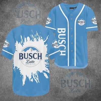 Busch Latte Baseball Jersey Gift For Baseball Dad