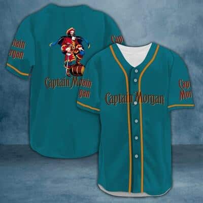 Captain Morgan Baseball Jersey Gift For Sports Dad