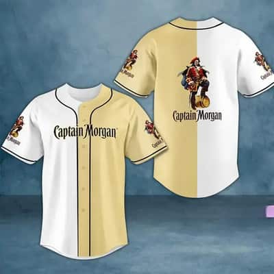 Captain Morgan Multicolor Baseball Jersey Sports Gift For Him