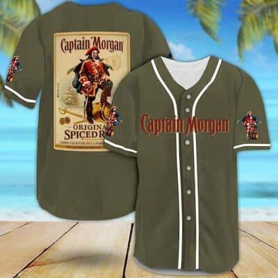 Captain Morgan Baseball Jersey Sports Gift For Dad