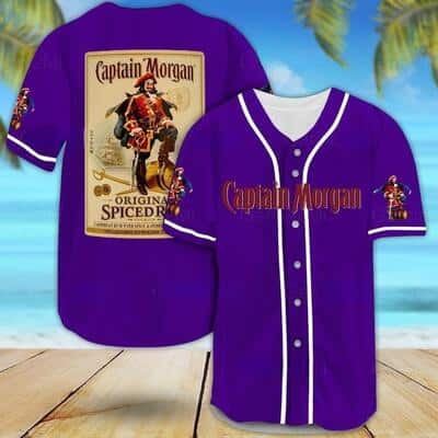Captain Morgan Baseball Jersey Gift For Him