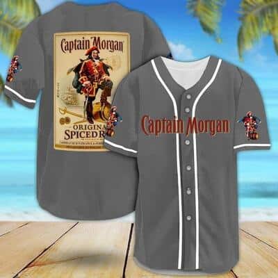 Captain Morgan Rum Baseball Jersey Sports Gift For Him