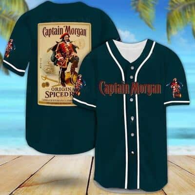 Captain Morgan Baseball Jersey Sports Gift For Him