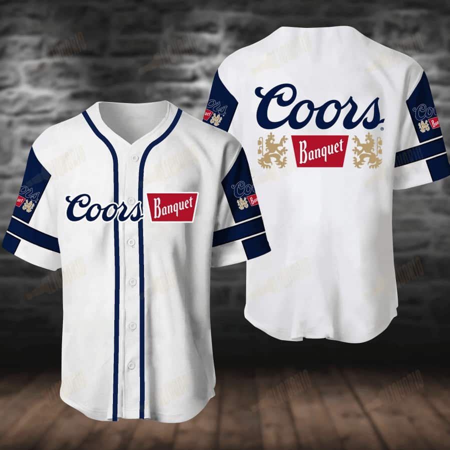 Coors Light beer Eage USA Flag Baseball Jersey