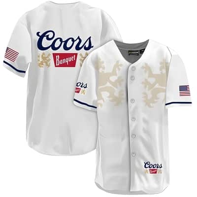 Coors Banquet Baseball Jersey Beer Lovers Gift
