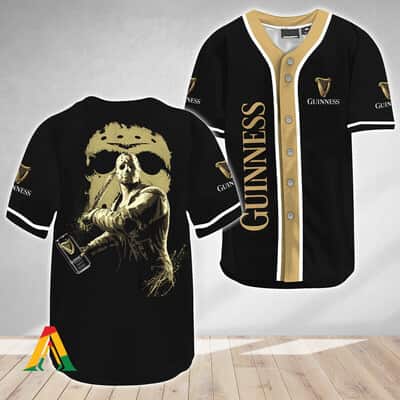 Guinness Beer Baseball Jersey Jason Voorhees Friday The 13th