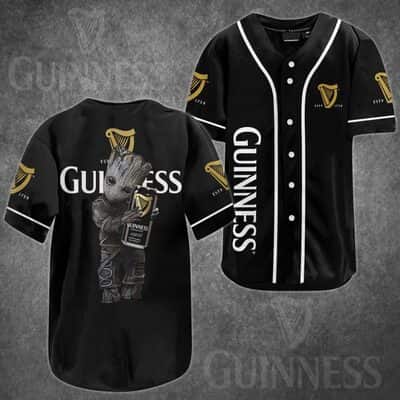 Groot Loves Guinness Baseball Jersey Beer Lovers Gift