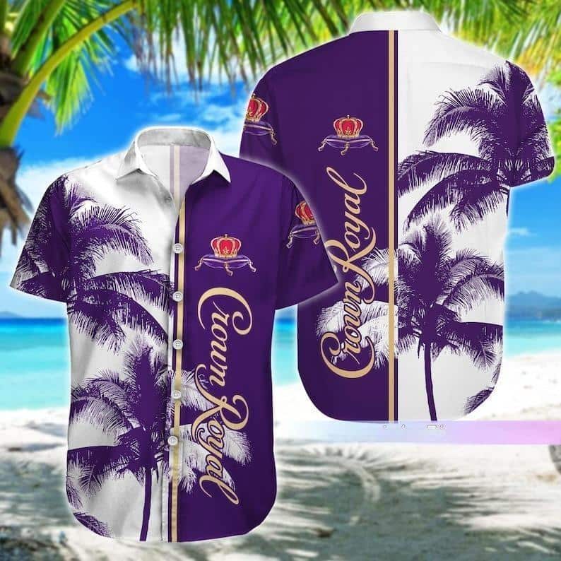 Crown Royal Hawaiian Shirt Gift For Beach Trip
