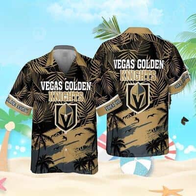 NHL Vegas Golden Knights Hawaiian Shirt Hockey Gift For Dad