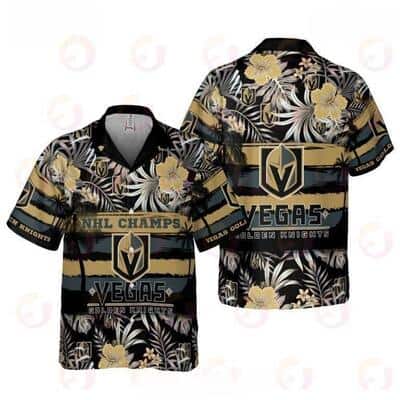 NHL Champs Vegas Golden Knights Hawaiian Shirt Gift For Hockey Fans