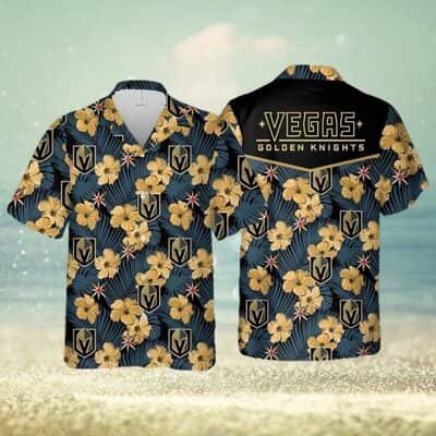 Aloha NHL Vegas Golden Knights Hawaiian Shirt Summer Beach Gift