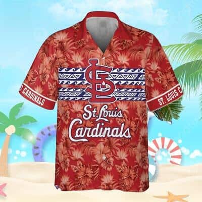 Aloha MLB St. Louis Cardinals Hawaiian Shirt Hibiscus Flower Pattern